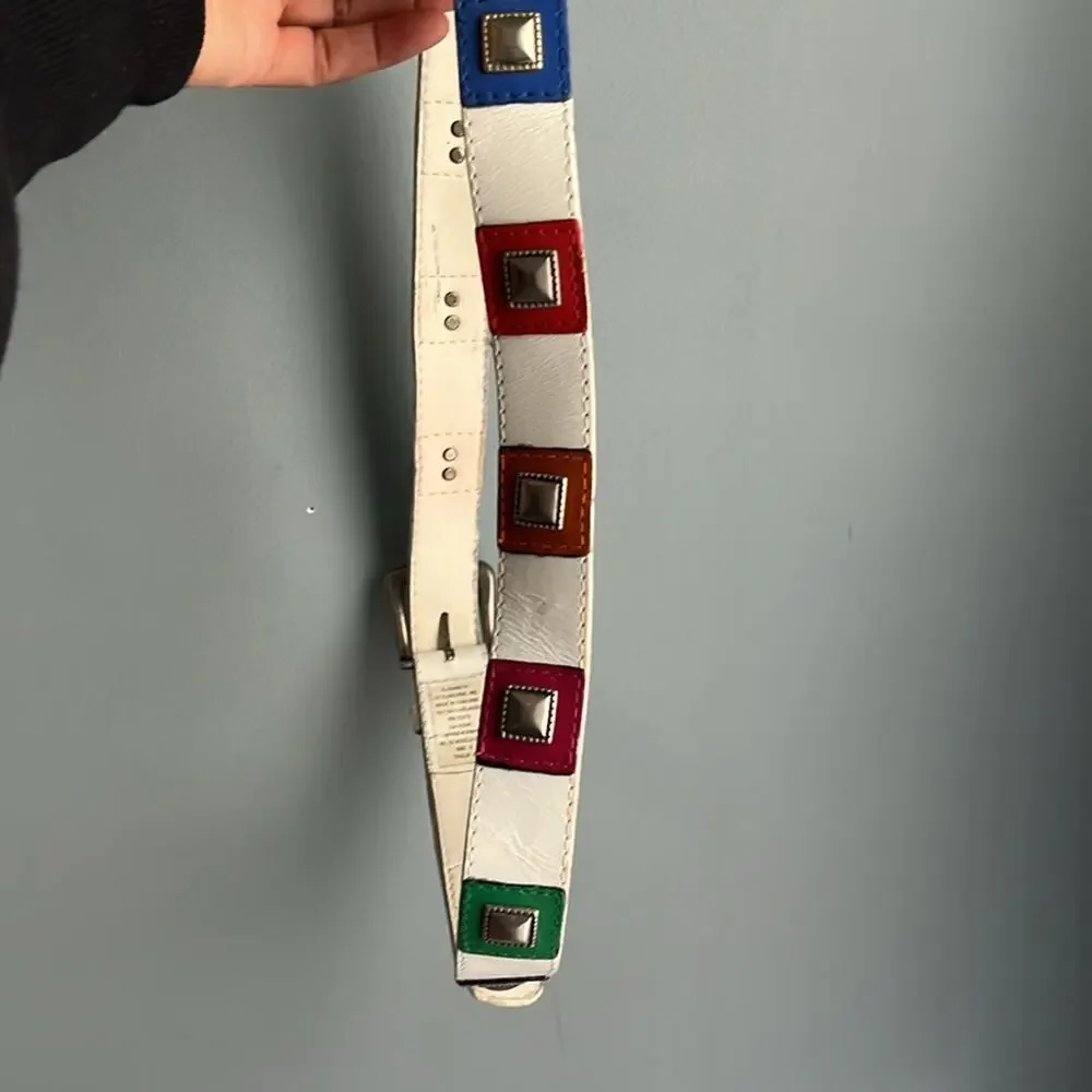 Elisabeth Liz Claiborne | Vintage 1990’s Multi Color Studded Belt size 2